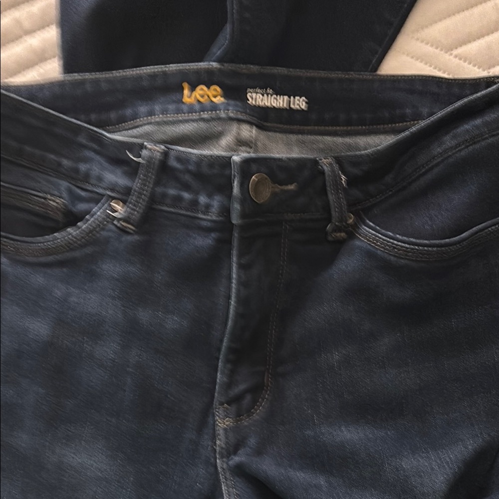 Lee Indigo Straight Fit Jeans